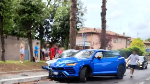 lamborghini urus incidente