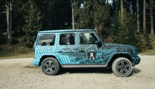 Mercedes EQG offroad