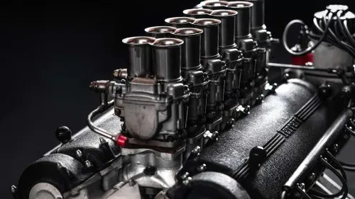 motore v12 Ferrari 350 asta