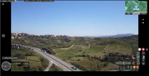 ripresa drone progetto falco