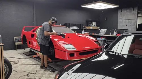 ferrari f40 detailing ex nigel mansell 2025