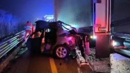 incidente canosa alfa romeo 147