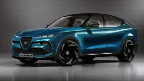 Nuova Alfa Romeo Stelvio blu