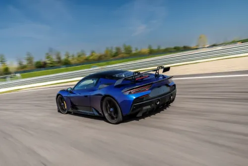 maserati gt2 stradale on track