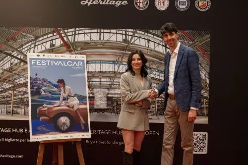 Presentazione Locandina AMTS  Ferrero e Mercedes Alazraky