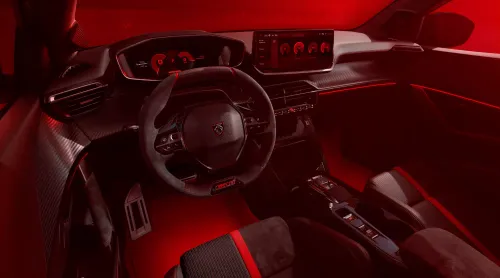 PeugeotE-208GTi interior