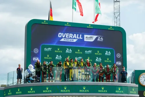 podio 24 ore le mans 2025