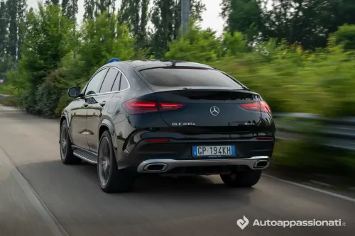 dinamica posteriore mercedes gle 400e coupé