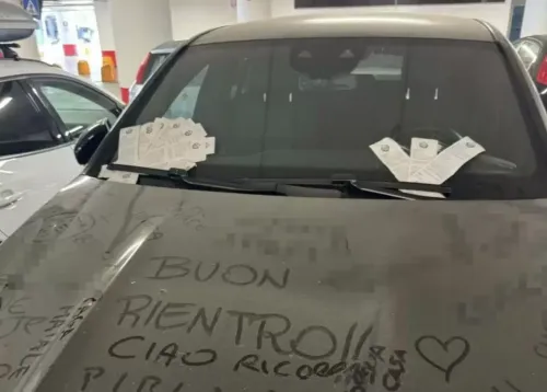 parcheggio oriocenter abusivo