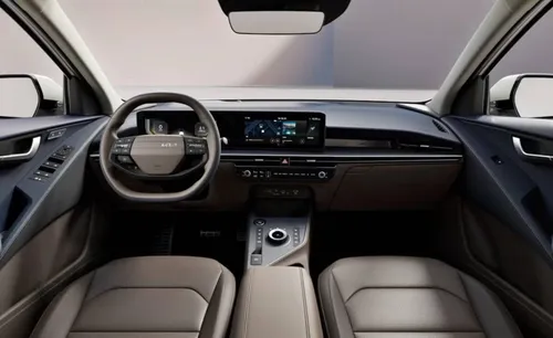 KIA Niro interni volante doppio display manopola cambio sedili brown&nbsp;