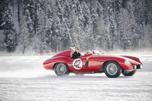 la ferrari 750 monza ha partecipato al the ice st.moritz 2026