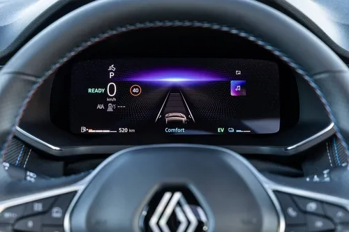 Il quadro strumenti digitale della Renault Captur esprit alpine
