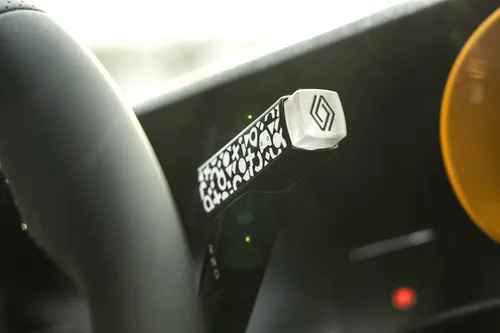 Il selettore del cambio automatico della Renault Twingo 2026 IV E-Tech