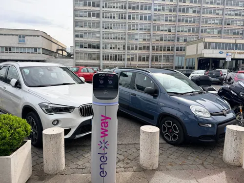 colonnine enel x occupate roma