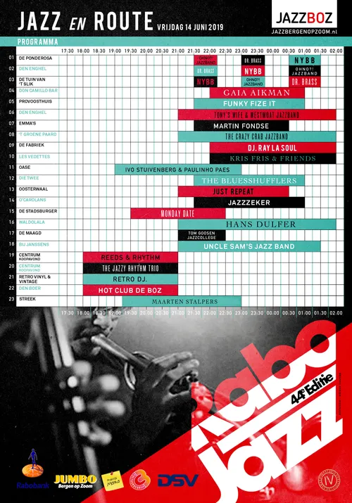 blokkenschema jazzboz 2019 jazz en route