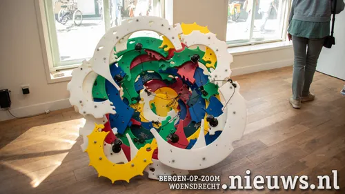 Kunst van onderdelen van een snoepfabriek