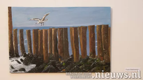 Een schilderij van Frank Matthijssen