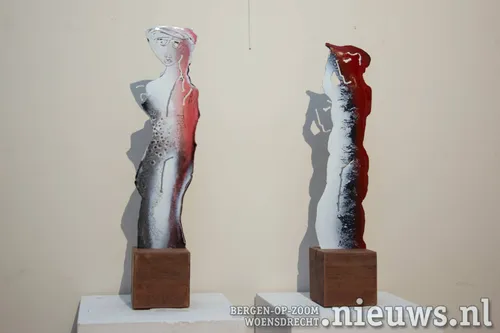 Twee objecten gemaakt met de open vlam techniek