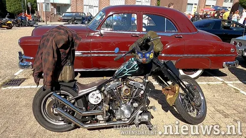 Een Harley-Davidson Shovelhead chopper