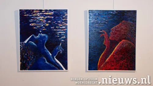 "Dame Met Sigaret Blauw" en "Dame met Sigaret Rood"