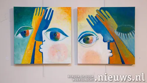 "Gezicht met handen"&nbsp;