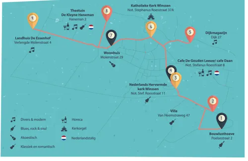 9 lokaties muziekroute winssen