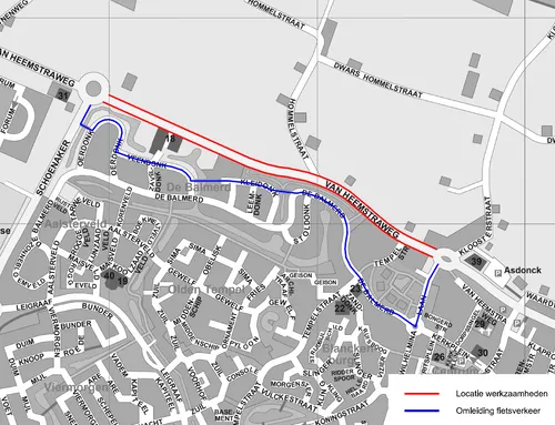 aanleg laatste stuk snelfietsroute van heemstraweg