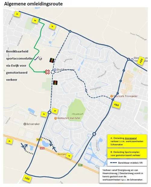 algemene omleidingsroute