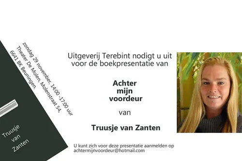 boekpresentatie achter mijn voordeur