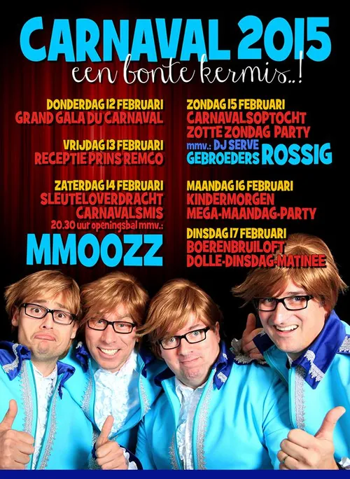 carnavalsprogramma deplekkers