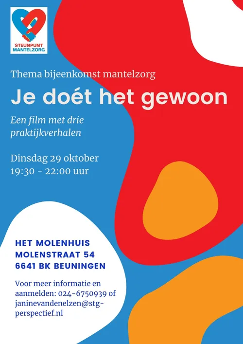 flyer thema bijeenkomst mantelzorg 1