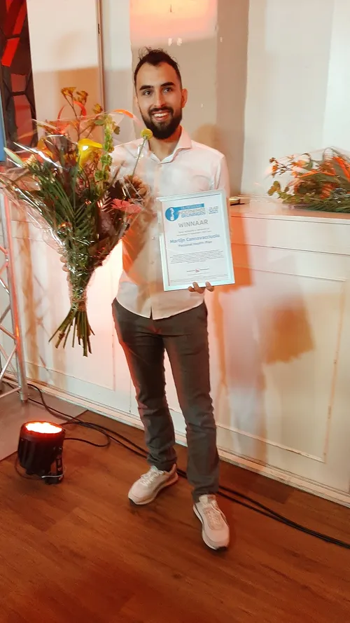 foto winnaar talentaward 2021 martijn cannavacciuolo