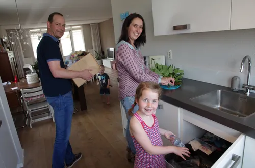 gezin omgekeerd inzamelen