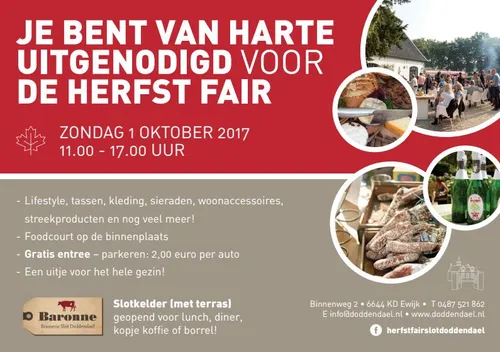 herfstfair slot doddendael 1 oktober