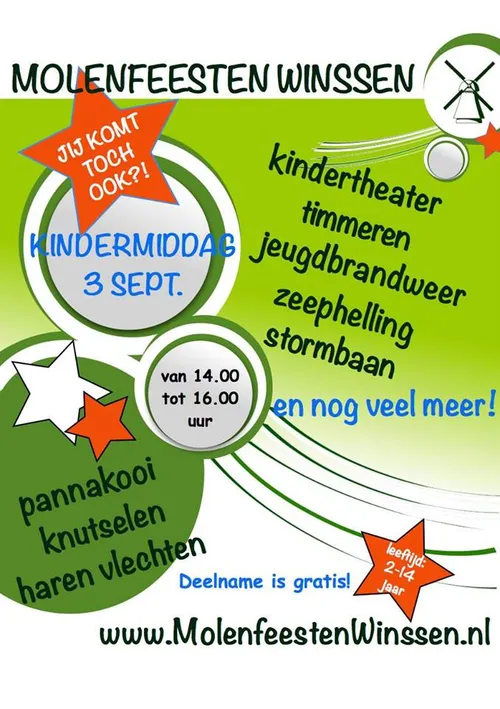 kindermiddag molenfeesten
