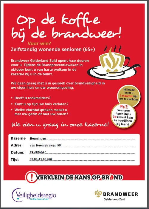 koffie brandweer