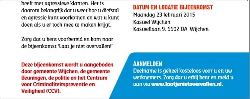 laat je niet overvallen uitnodiging 2