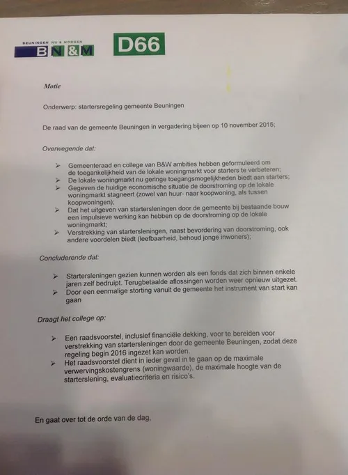 startersleningbeuningen