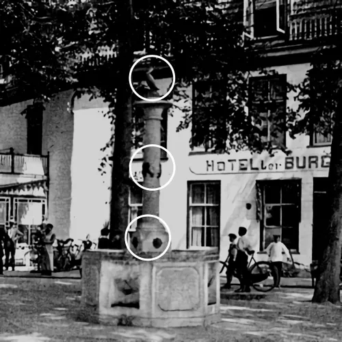 1920 schuitfontein met ornamenten