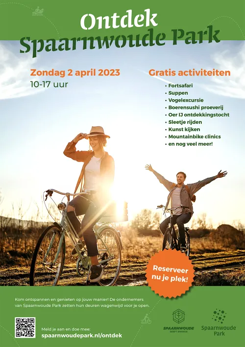 2023 poster ontdek spaarnwoude park