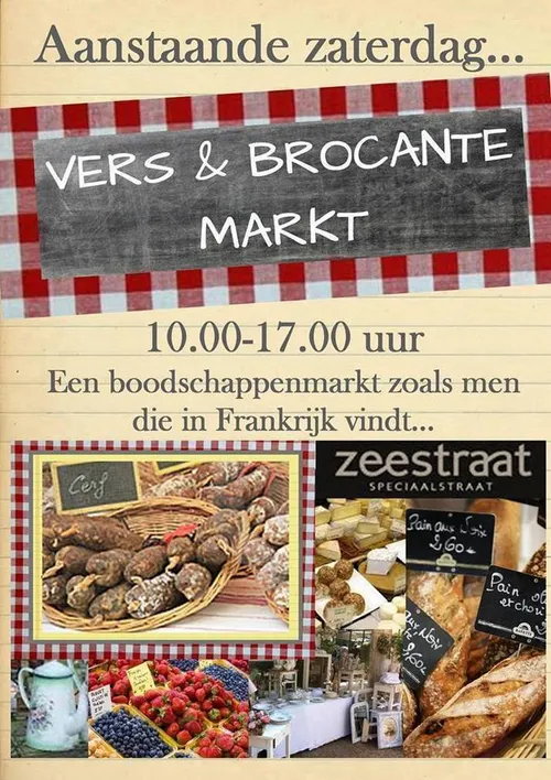 affiche vers en brocante