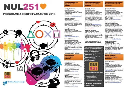 brochure programma herfstvakantie nul251