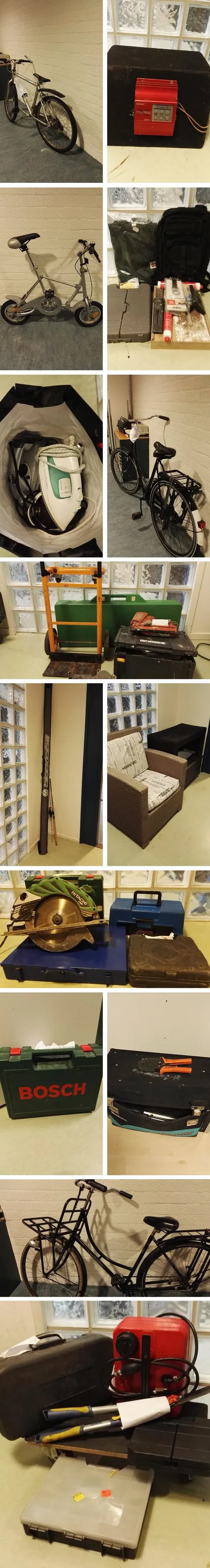 collage gestolen goederen