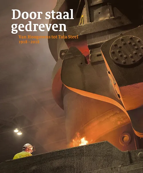 door staal gedreven voorzijde boekomslag met rug nl