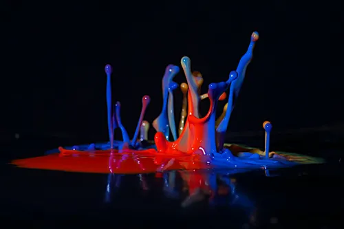 druppel en vloeistoffotografie