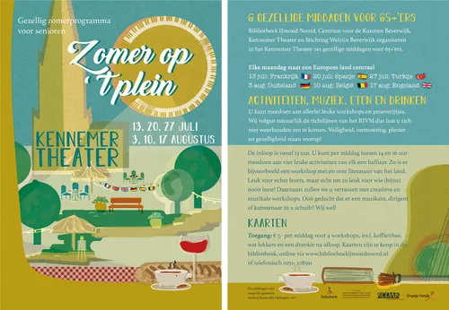 flyer zomeroptplein foto