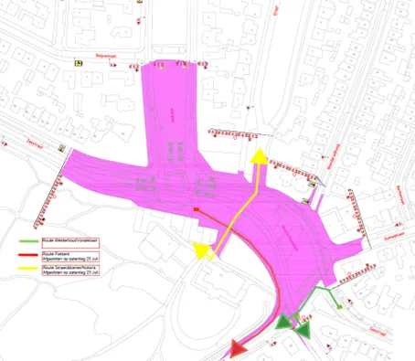 omleidingen westerhoutplein 1