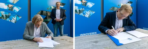ondertekening duo