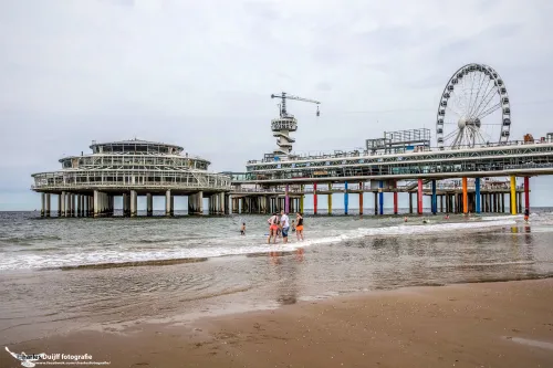 pier zwemmen reuzenrad