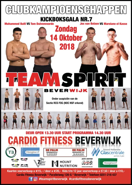 poster a3 cardio fitness beverwijk 72